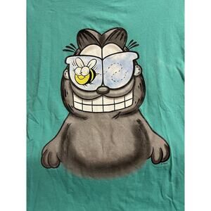 Vtg 1997 Flirts Garfield One Size Long Pajama Shirt